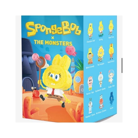 Pop Mart X THE MONSTERS: Spongebob Series Figurine NIB - Picture 3 of 3
